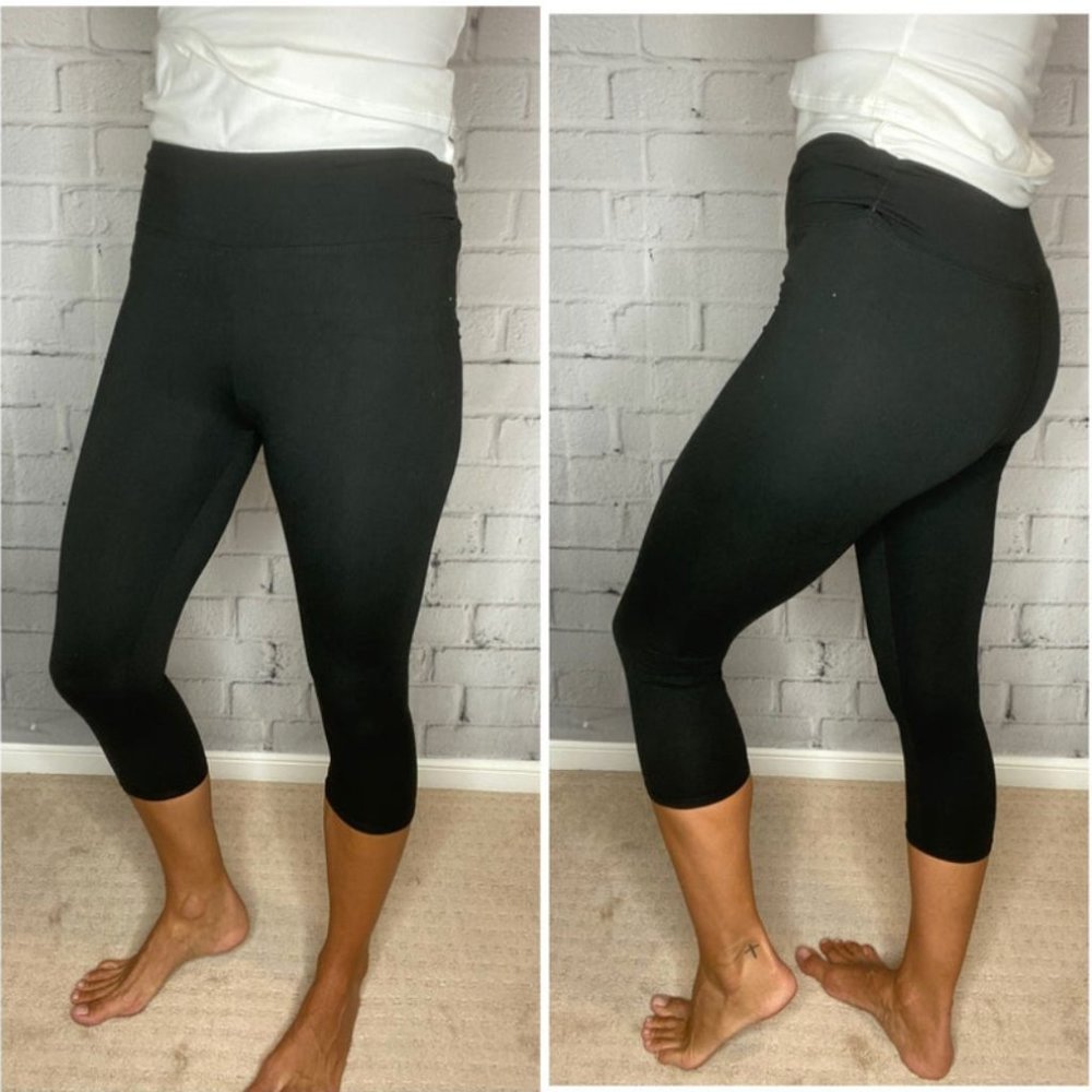Black Crop Leggings NWT